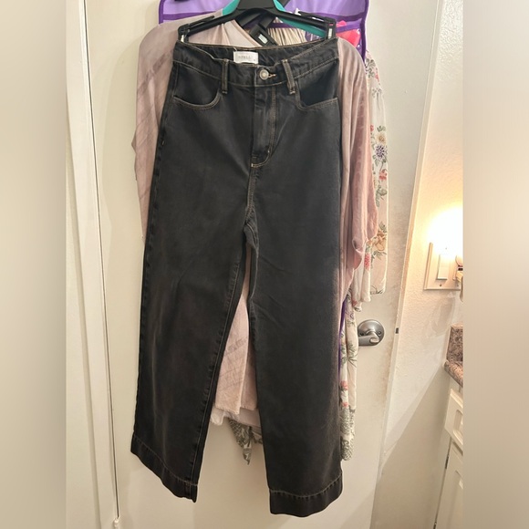 SPELL- high waisted, wide leg, size xs jeans - Picture 2 of 7